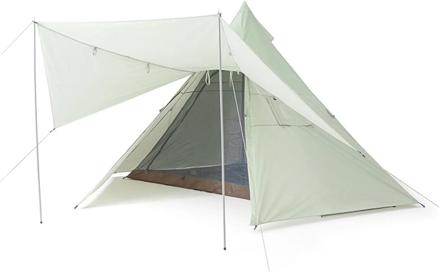 Hot Teepee Tents for Outdoor Backpacking Camping Hiking Pyramid Tent Double Layers Camping Indian Tent