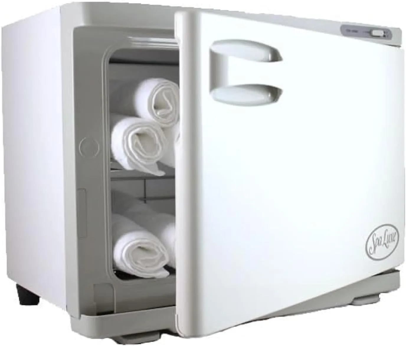Hot Towel Warmer Cabinet - Professional Esthetician Spa and Facial Steamer for Salon Equipment and Barber Shop - Towel Heating Machine - Freestanding, SL18 - Gray