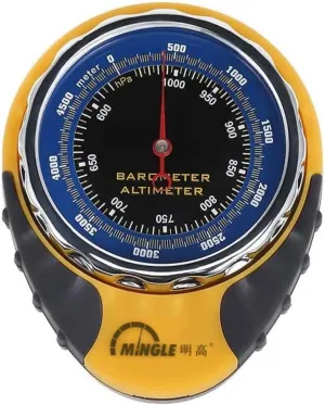 HXBER Portable Multi Functional Digital Altimeter Barometer for Outdoor Camping Hiking Climbing
