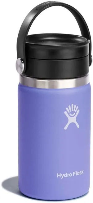 Hydro Flask 12 oz Wide Mouth with Flex Sip Lid Stainless Steel Reusable Water Bottle Lupine - Vacuum Insulated, Dishwasher Safe, BPA-Free, Non-Toxic
