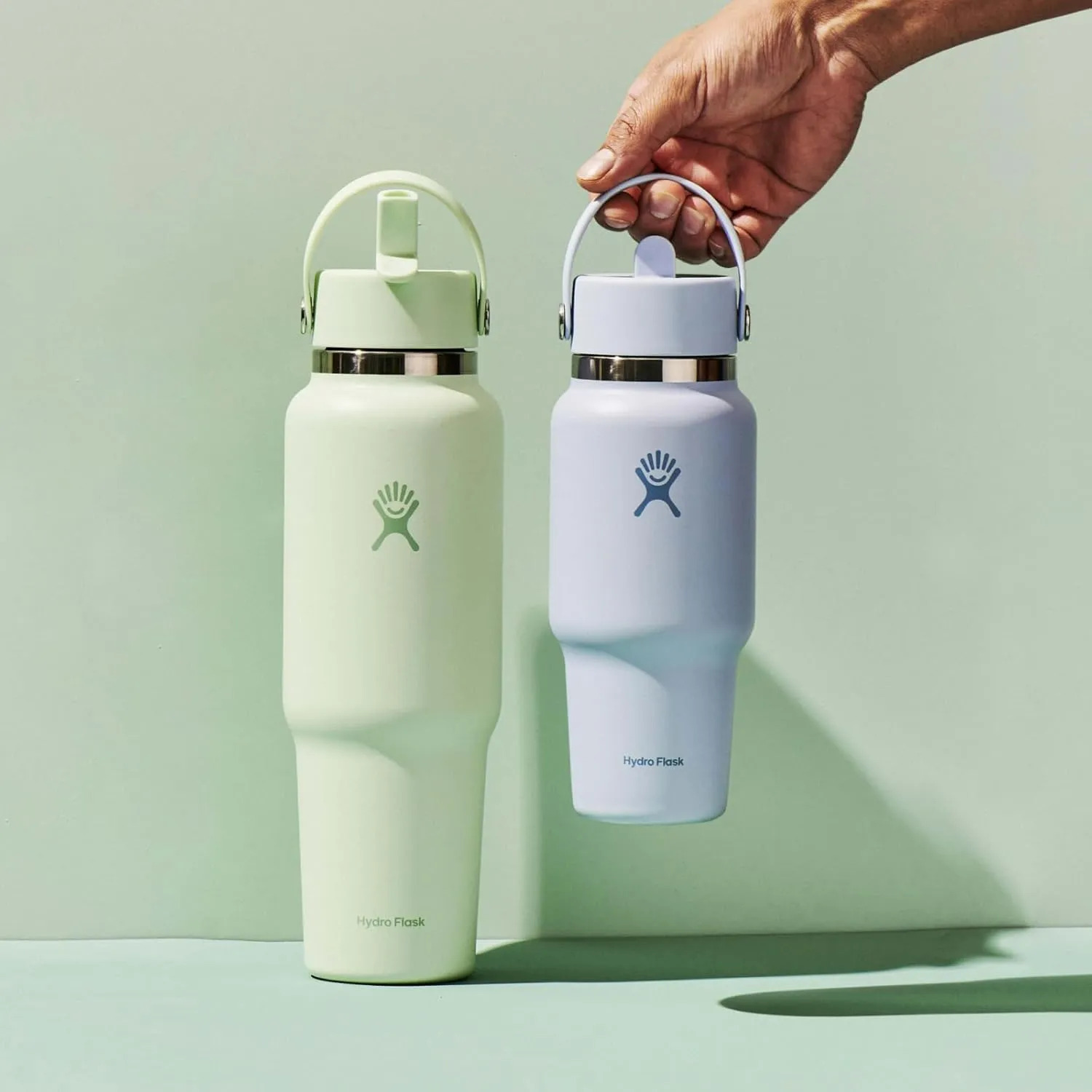Hydro Flask 24 OZ Wide Flex Straw Travel Bottle Aloe