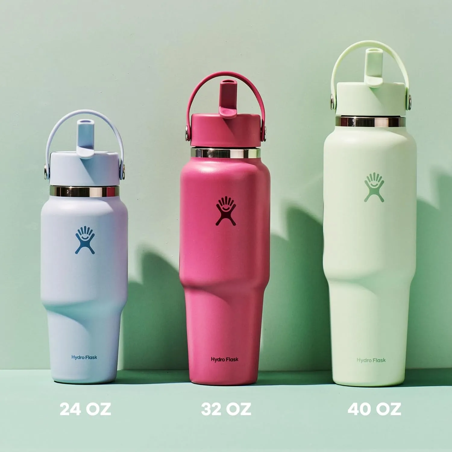 Hydro Flask 40 OZ Wide Flex Straw Travel Bottle Birch