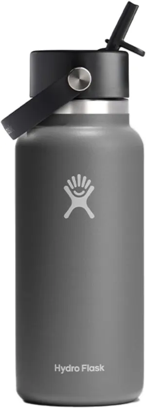 Hydro Flask Wide Flex Straw Cap Stone 32 Oz