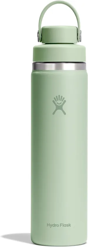 HYDRO FLASK Wide Mouth Chug Cap vacuum insulated stainless steel water bottle with leakproof closeable lid for cold water drinks, sports, travel, car and school