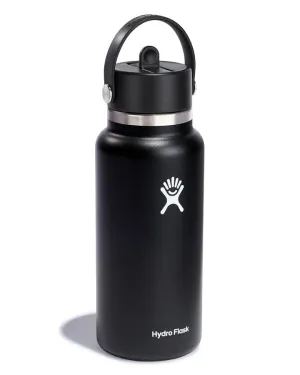 Hydroflask 32oz Wide Mouth with Flex Straw Cap