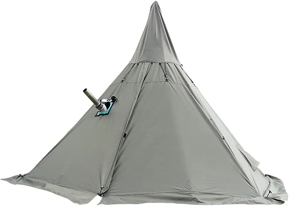 Inflatable Camping Tent for 4-6 Person, 4 Season Waterproof & Windproof Air Tents with Pump, Easy Setup Cabin Camping Tent with Mesh