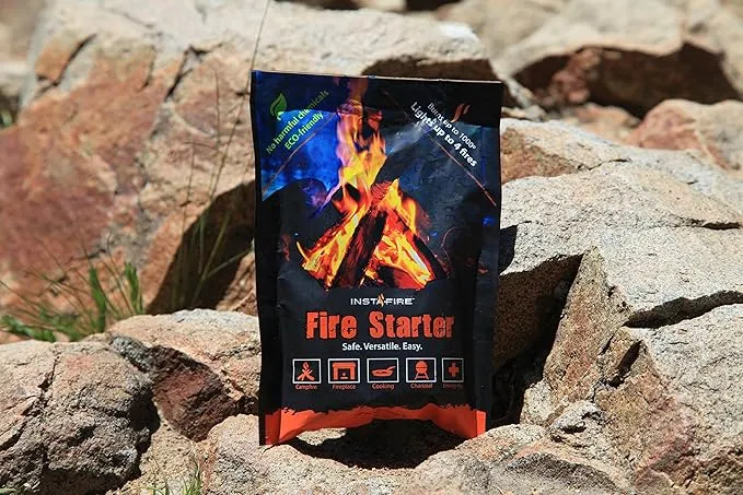 Instafire Granulated Fire Starter, All Natural, Eco-Friendly, Lights up to 48 Total Fires in Any Weather, Awarded 2017 Fire Starter of The Year
