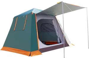 Instant Automatic Pop Up Camping Tent Easy Set Up Family Tent Perfect for Beach, Outdoor, Traveling,Hiking,Camping, Hunting, Fishing (Green 210X210X175CM) (Green 240X240X190CM)