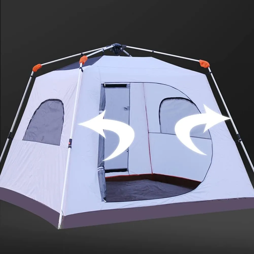 Instant Automatic Pop Up Camping Tent Easy Set Up Family Tent Perfect for Beach, Outdoor, Traveling,Hiking,Camping, Hunting, Fishing (Green 210X210X175CM) (Green 240X240X190CM)