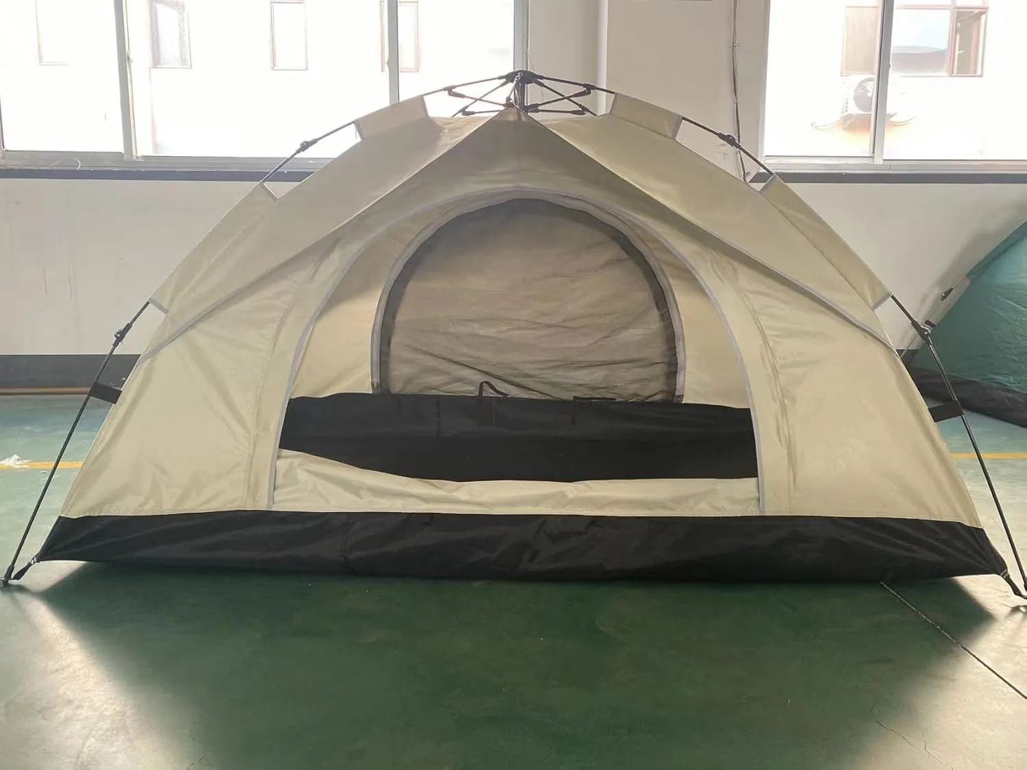 Instant Easy Pop Up Tents, 3-4 Person Camping Tent, Easy Setup Tents, Waterproof Lightweight Tent for Camping & Hiking, Beige, Medium, SY-LHJ2-41967396