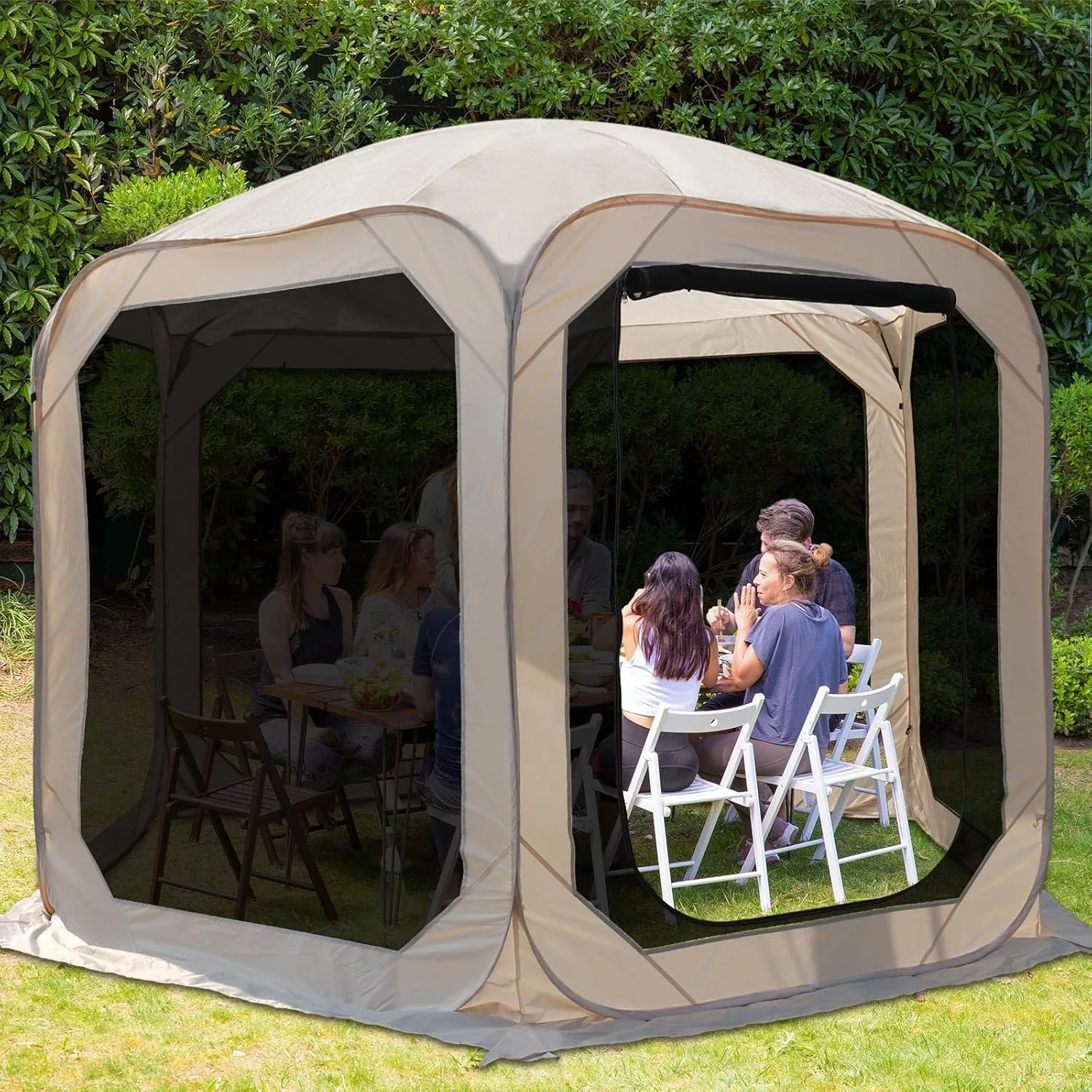 Instant Pop-Up Mesh Camping Tent