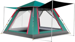 Instant Pop Up Tent 3-4 Person Family Camping Tent Waterproof Lightweight Tent for Camping Hiking Festival Gathering and Picnic