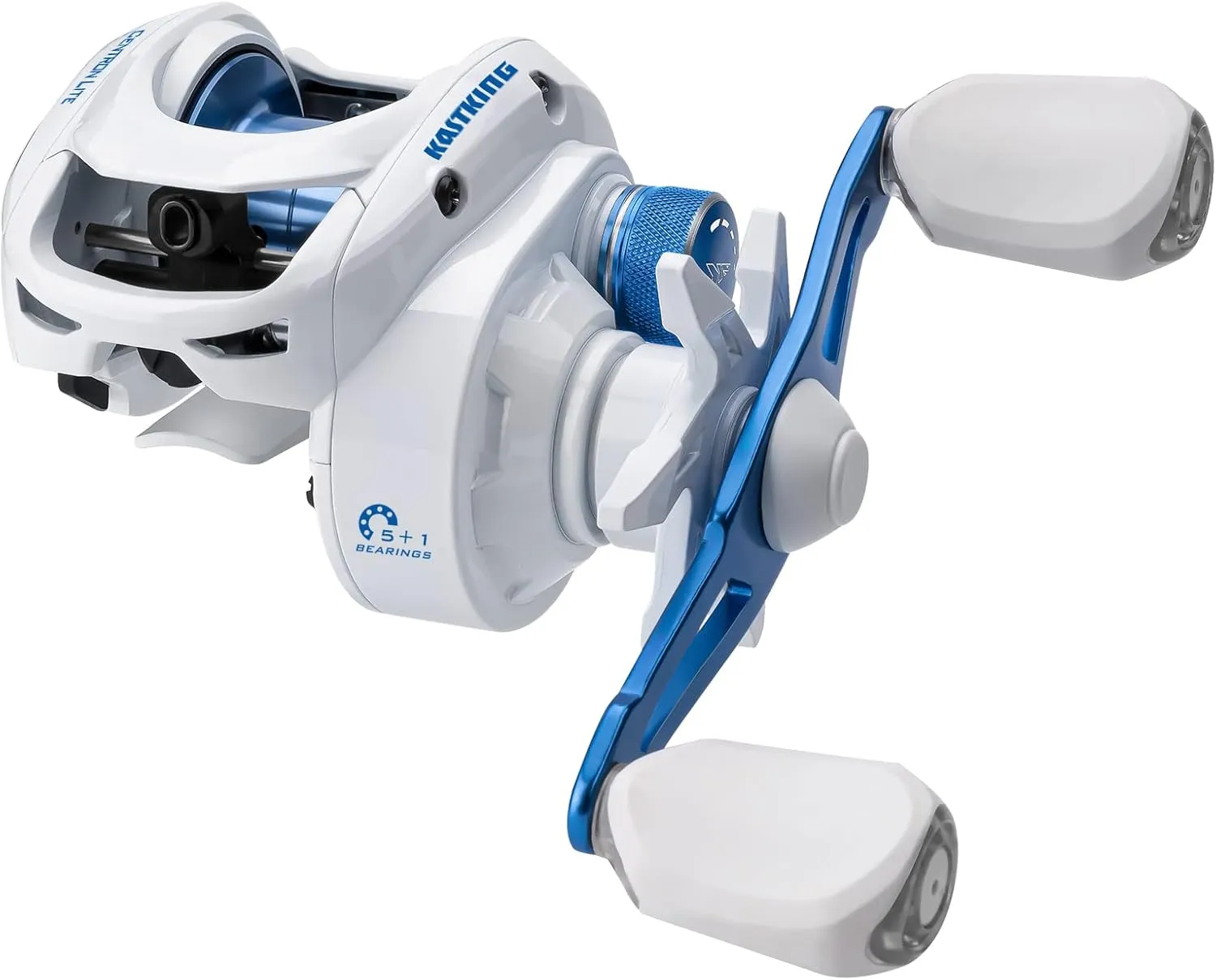 KastKing Centron Lite Baitcasting Fishing Reel – Lightweight, Glass Fiber Infused Nylon Frame – 7.6 OZ – 5   1 Anti-Reverse Ball Bearings, 7.1:1 High-Speed Gear Ratio Fishing Reel with Compact Design