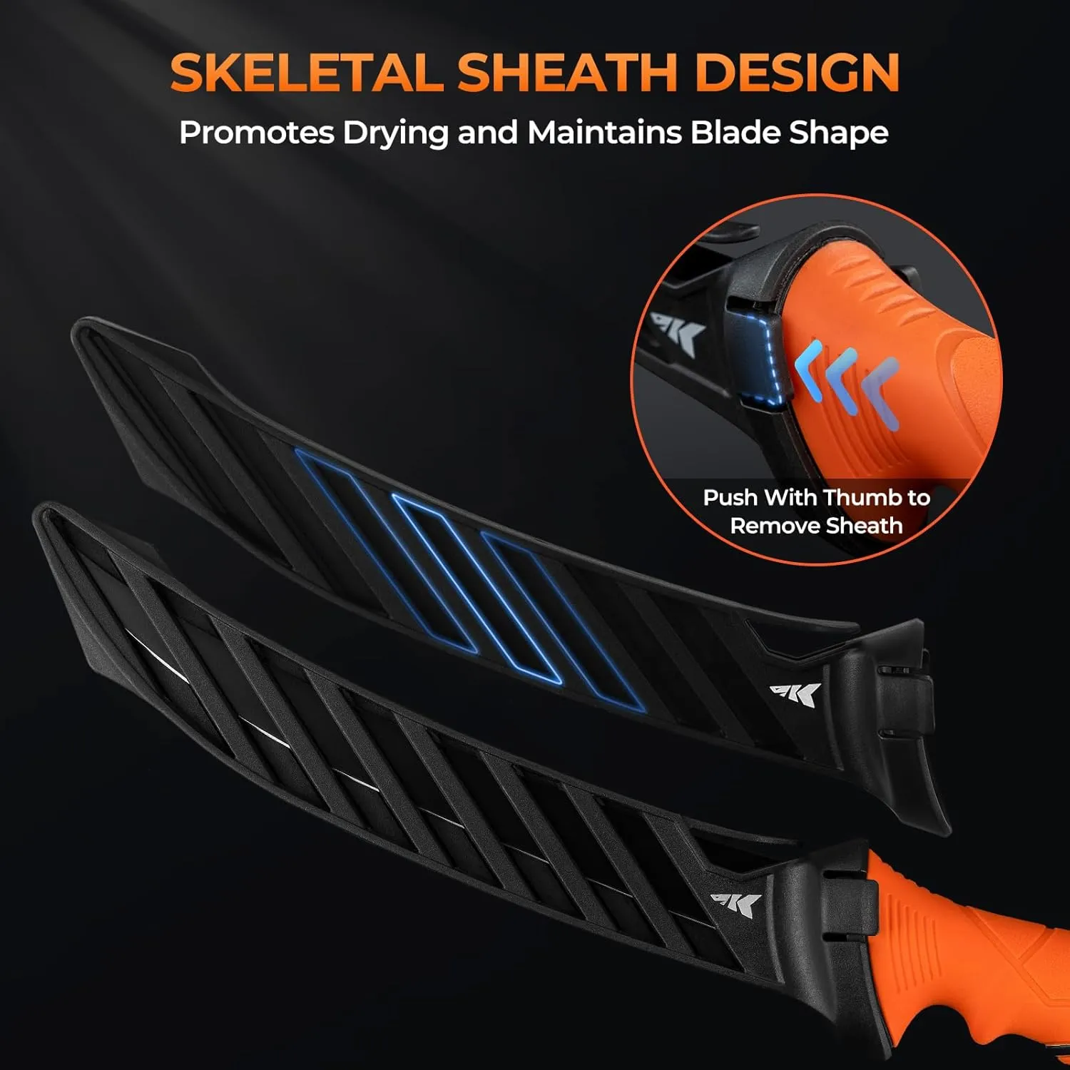 KastKing Paradox Fishing Fillet Knife Kit, 7" and 9" Fillet Knives with Corrosion-resistant G4116 German Stainless Steel, Razor Sharp Blades, Non-Slip Handles, and Protective Vented Sheaths – Fishing Gear and Fishing Gifts for Men