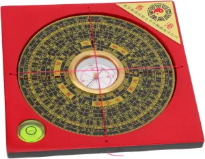 KESYOO Feng Shui Compass Decorative Chinese Ancient Compass Craft Adornment for Home Decor Shaped Design Compact for