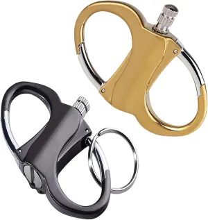 Keychain Lighter, Lighter Key Chain, Fire Starter Key Ring, Metal Keychains Lighters for Outdoor Car and Home