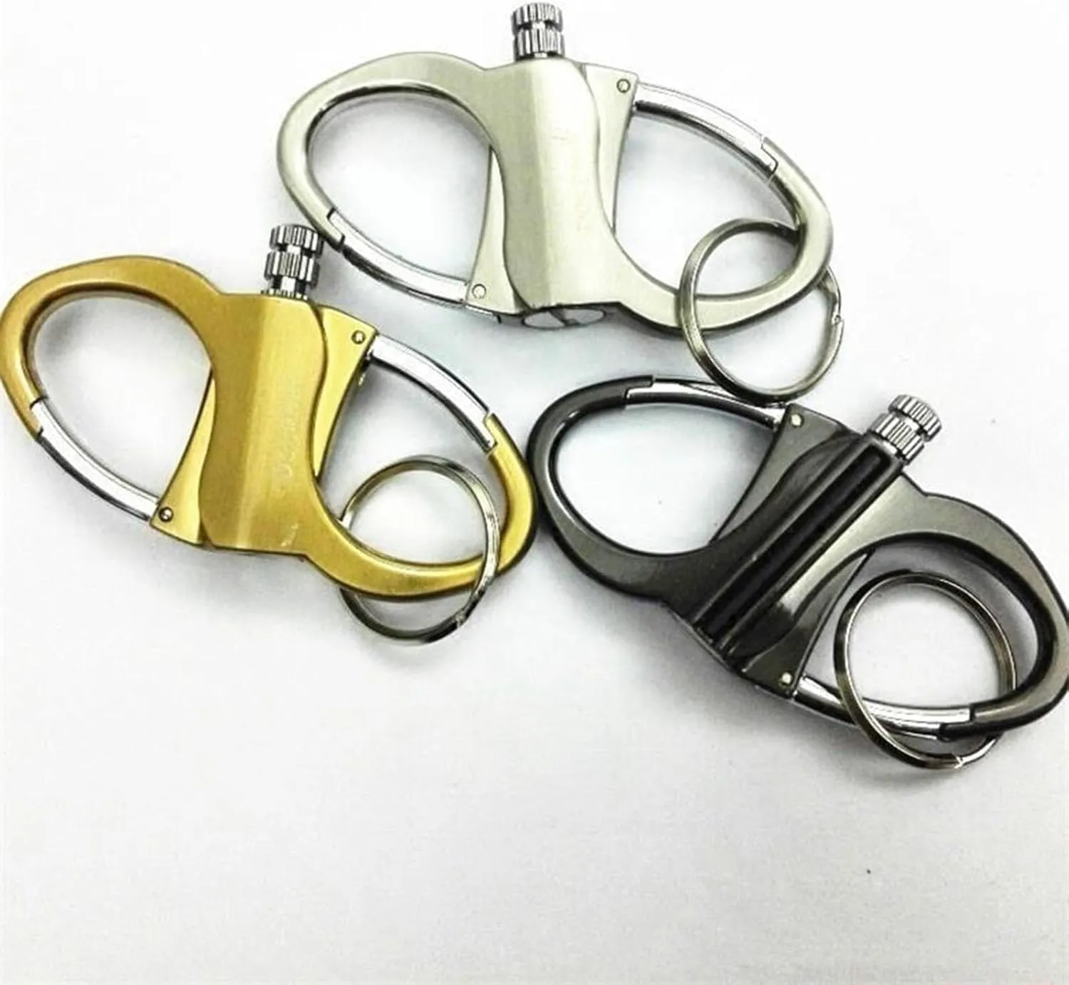 Keychain Lighter, Lighter Key Chain, Fire Starter Key Ring, Metal Keychains Lighters for Outdoor Car and Home