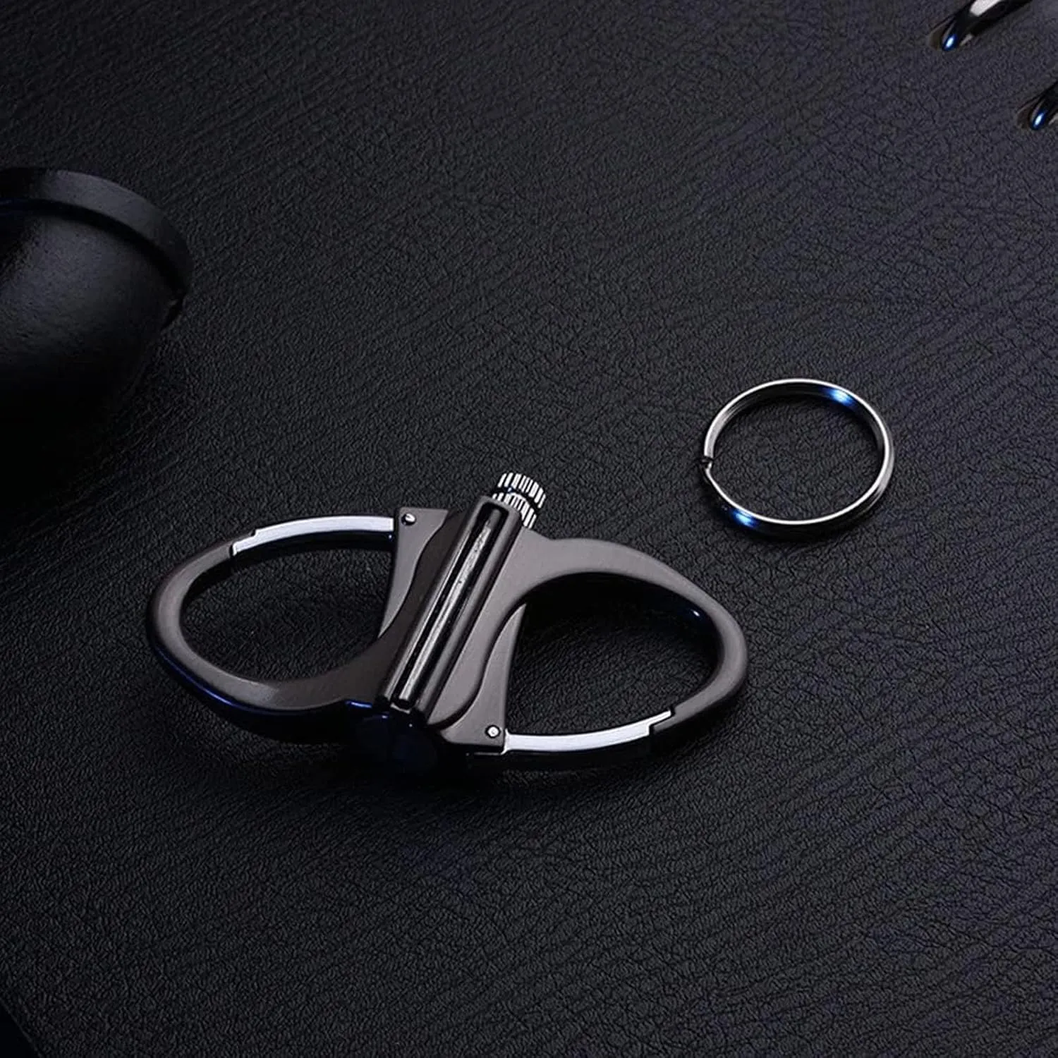 Keychain Lighter, Lighter Key Chain, Fire Starter Key Ring, Metal Keychains Lighters for Outdoor Car and Home