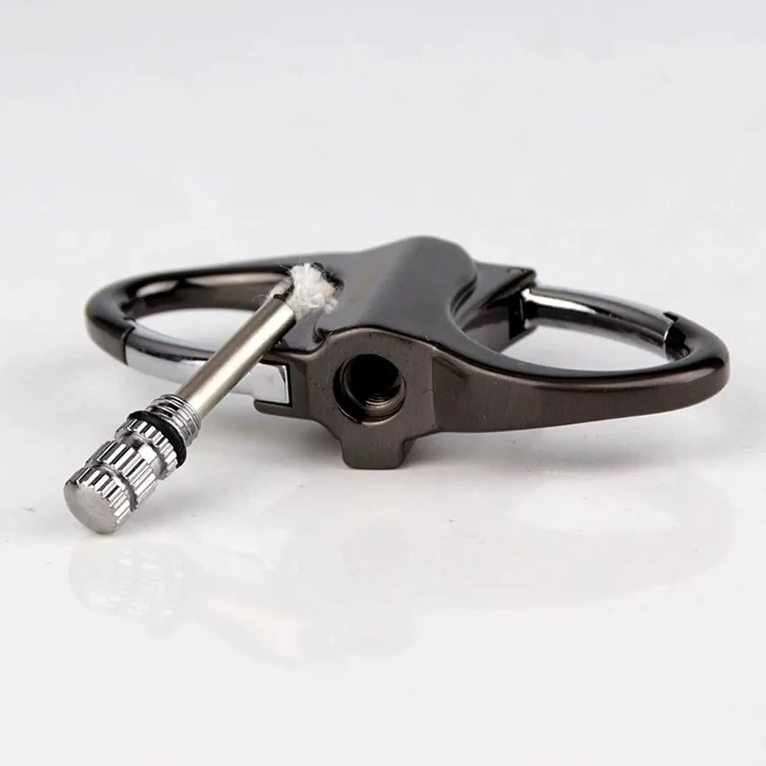 Keychain Lighter,2025 New Lighter Key Chain,for Outdoor Car and Home, Keychain Lighters for Release,Fire Starter Key Ring (B)