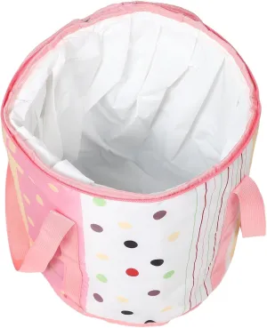KICHOUSE Portable Foldable Foot Bath Bucket with Lid Insulated Pink Foot Soaking Spa Tub for Travel Home and Outdoor Use Compact Design with Constant Temperature Feature for Dormitories and