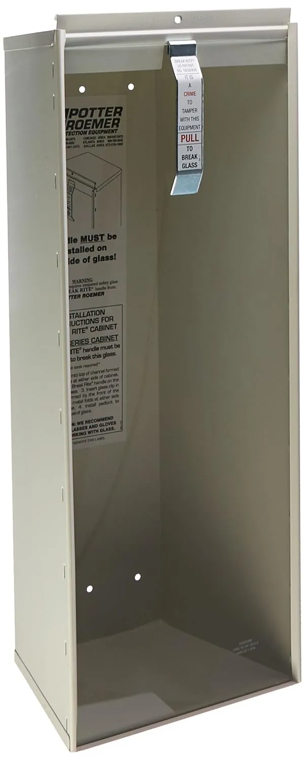 Kidde 408-468042 10-Pound Surface Mount Fire Extinguisher Cabinet