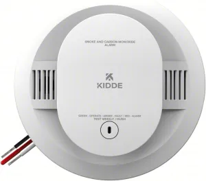 Kidde CUACFEX Hardwired Smoke and Carbon Monoxide Alarm with AA Battery Backup, Interconnectable, Model 21033083