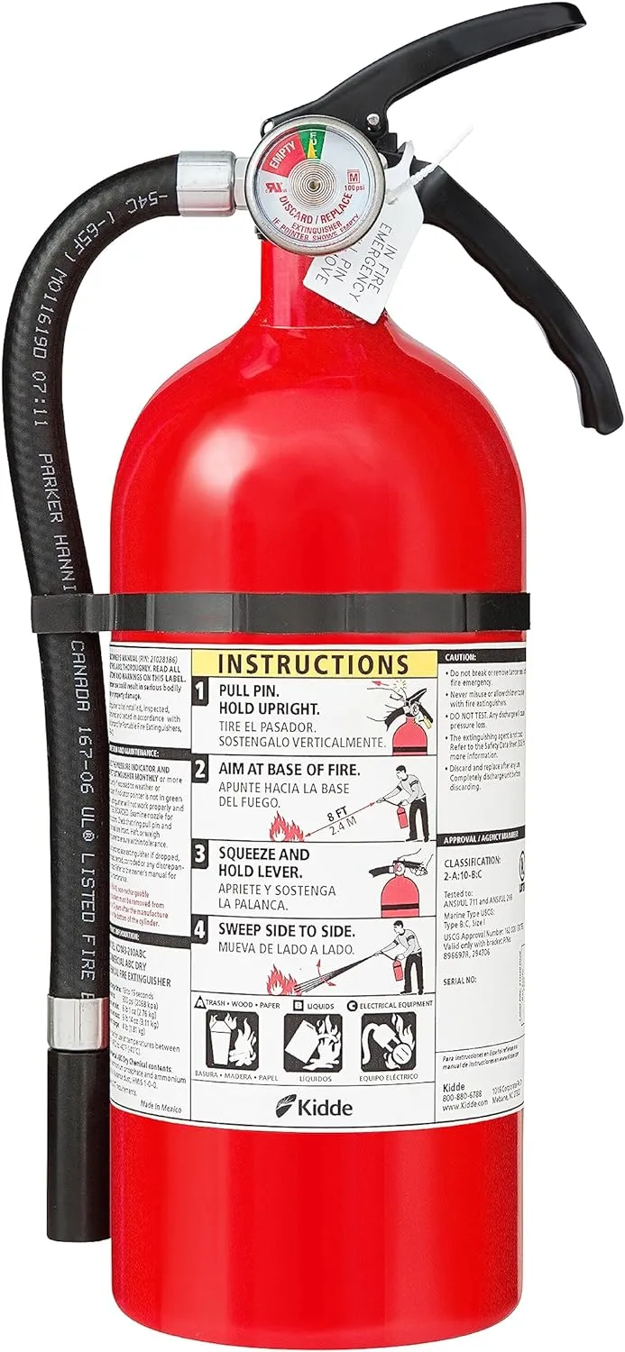 Kidde Fire Extinguisher for Home, Office, Residential 2A10BC