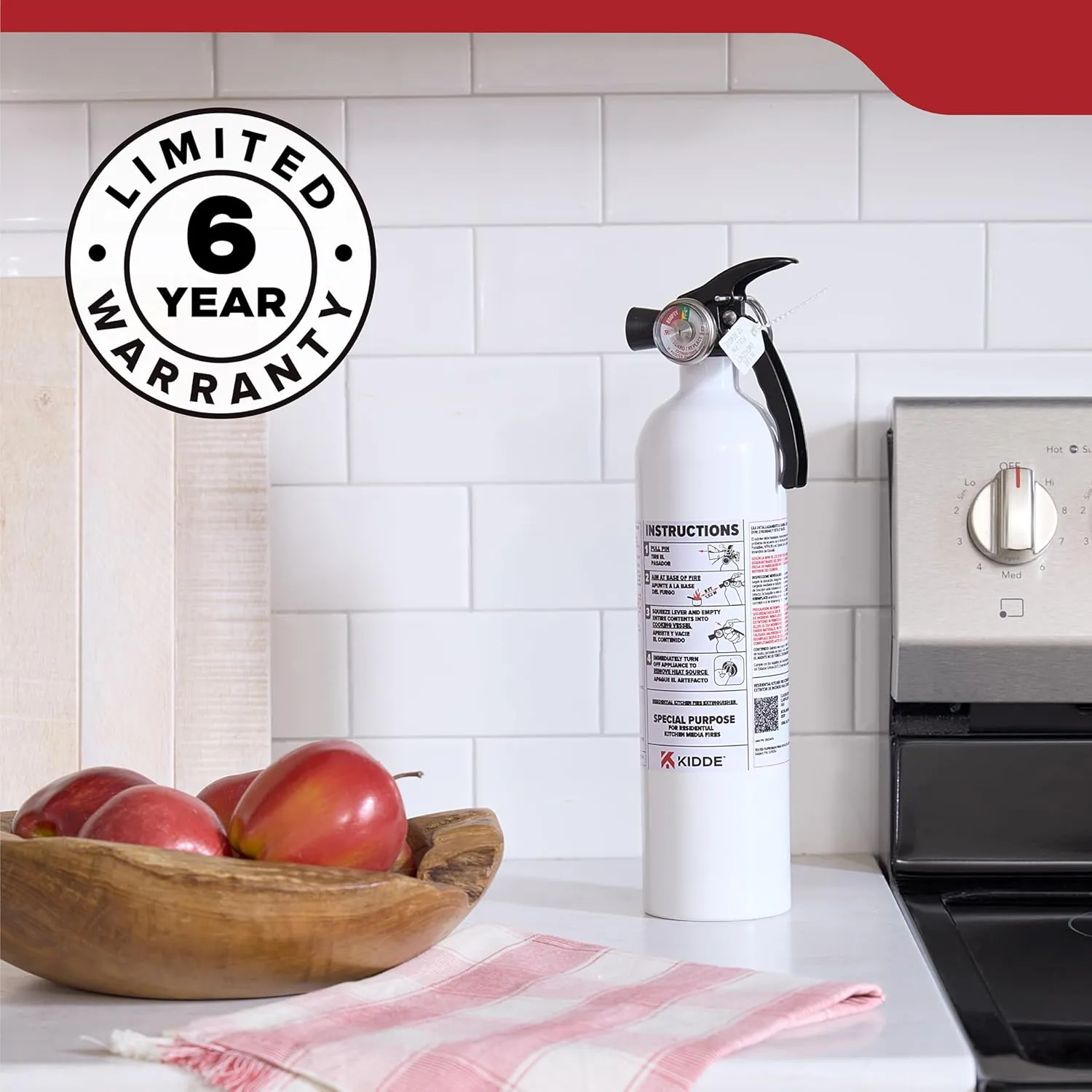Kidde Fire Extinguisher for Kitchen, Residential, Single-Use, 711A