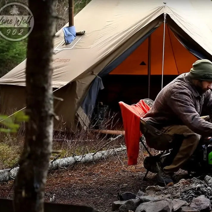 KingCamp KHAN 4-6 Person Camping Hot Tent