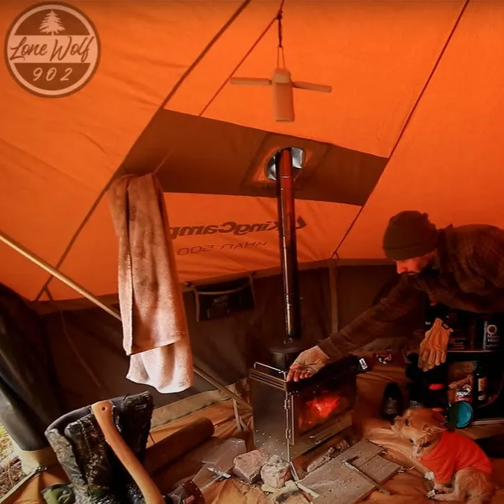 KingCamp KHAN 4-6 Person Camping Hot Tent