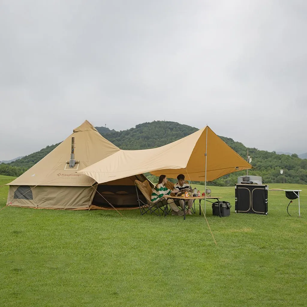 KingCamp KHAN 4-6 Person Camping Hot Tent
