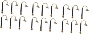 Kisangel 12 Pcs Wax-Soaked Kindling Camping Toiletries Outdoor Stuff Wire Kit Jute Tinder Cord Wick Rope Fire