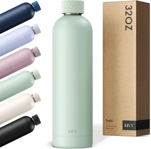 KIVY Insulated Water Bottle (Sage Green, 33.8 Ounces)