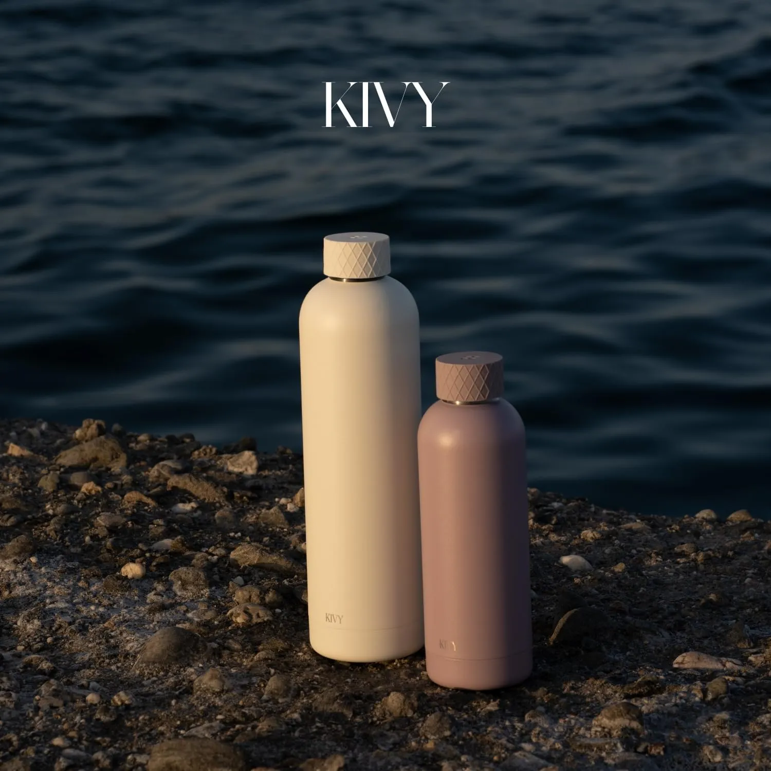 KIVY Insulated Water Bottle (Sage Green, 33.8 Ounces)