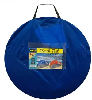 Kole Imports OT573-4 Pop-Up Beach Half-Moon Shape Tent with Carry Bag, 4 Piece