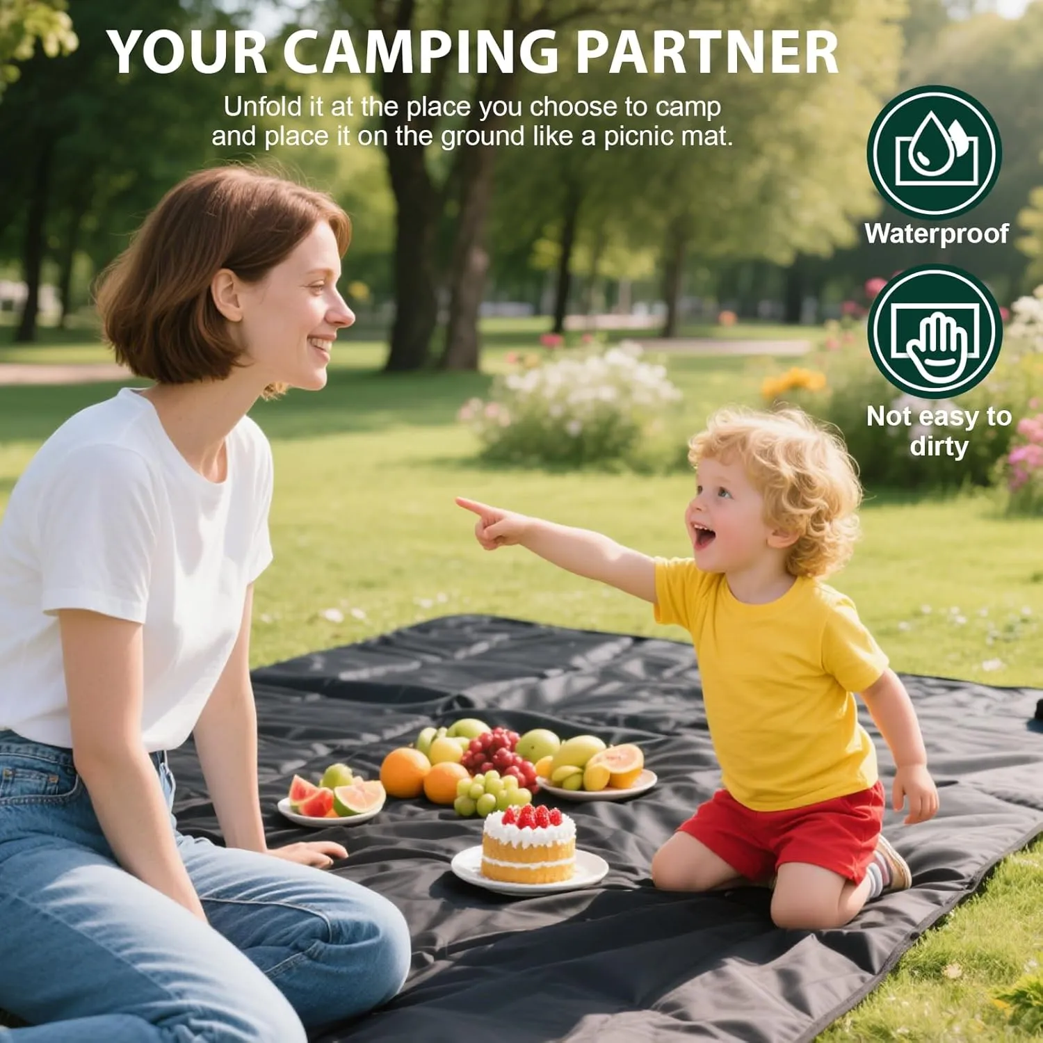 KRUI Tent Footprint Waterproof