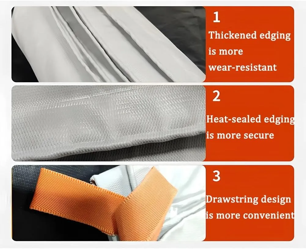 Large Fibreglass Fire Blanket for Car, Emergency Fire Blanket for Car with Carry Bag， Survival Safety Fire Blanket for Automobiles, Motorcycles, Warehouses, House(6x8m/19.7x26.2ft)