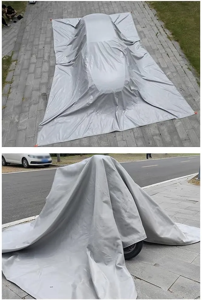 Large Fibreglass Fire Blanket for Car, Emergency Fire Blanket for Car with Carry Bag， Survival Safety Fire Blanket for Automobiles, Motorcycles, Warehouses, House(6x8m/19.7x26.2ft)