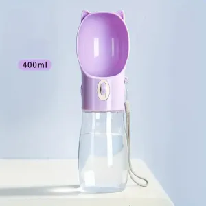 Leakproof Portable Dog Water Bottle (Purple)