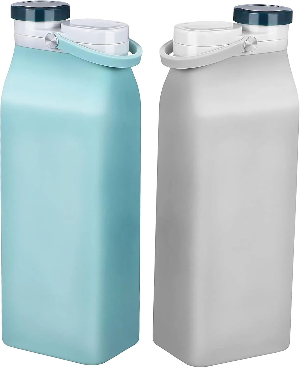 Leakproof Silicone Water Bottle Collapsible Portable Reusable Sports Water Bottle Travel Kettle