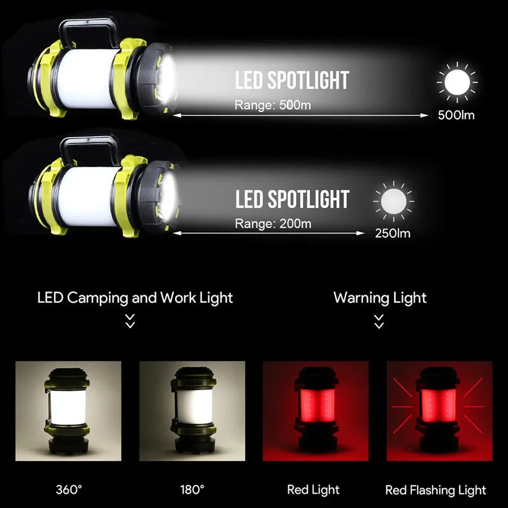 LED Camping Light USB Rechargeable