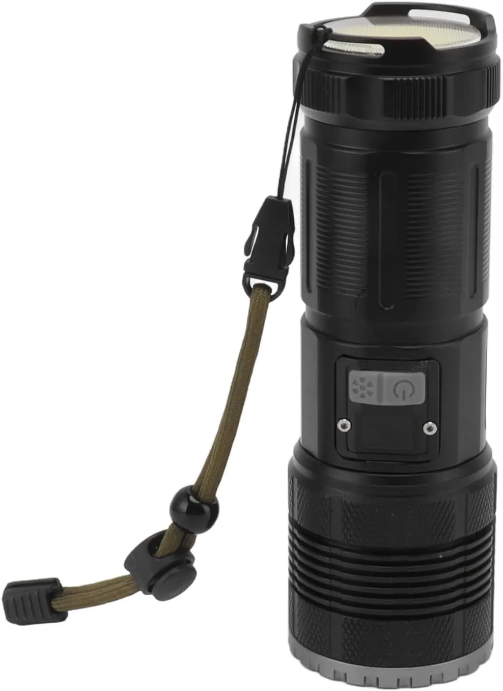 LED Flashlights, 2000lm-3500lm Multifunction Aluminium Alloy Mini LED Torch 5 Speeds Bidirectional Interface High Brightness for Emergency Use