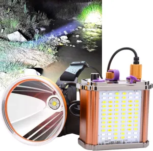 LED Hunting Headlamp Super Bright Stepless Dimming HeadLamps, Easy to Make a Fire, Suitable Survival Kits for Hurricane, Emergency Light for Storm, Outages