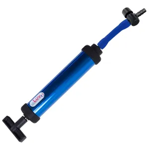 LeLuv Vacuum Pump AERO Blue Aluminum with Quick-Release Valve