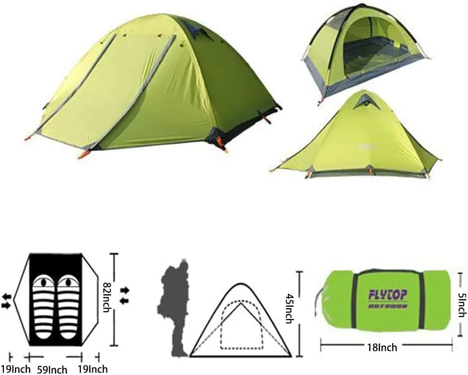 Lightweight Tents for Backpacking, Waterproof Tent for Camping, 4 Season Tent for Outdoor Camp Hiking Hunting Portable Easy Setup