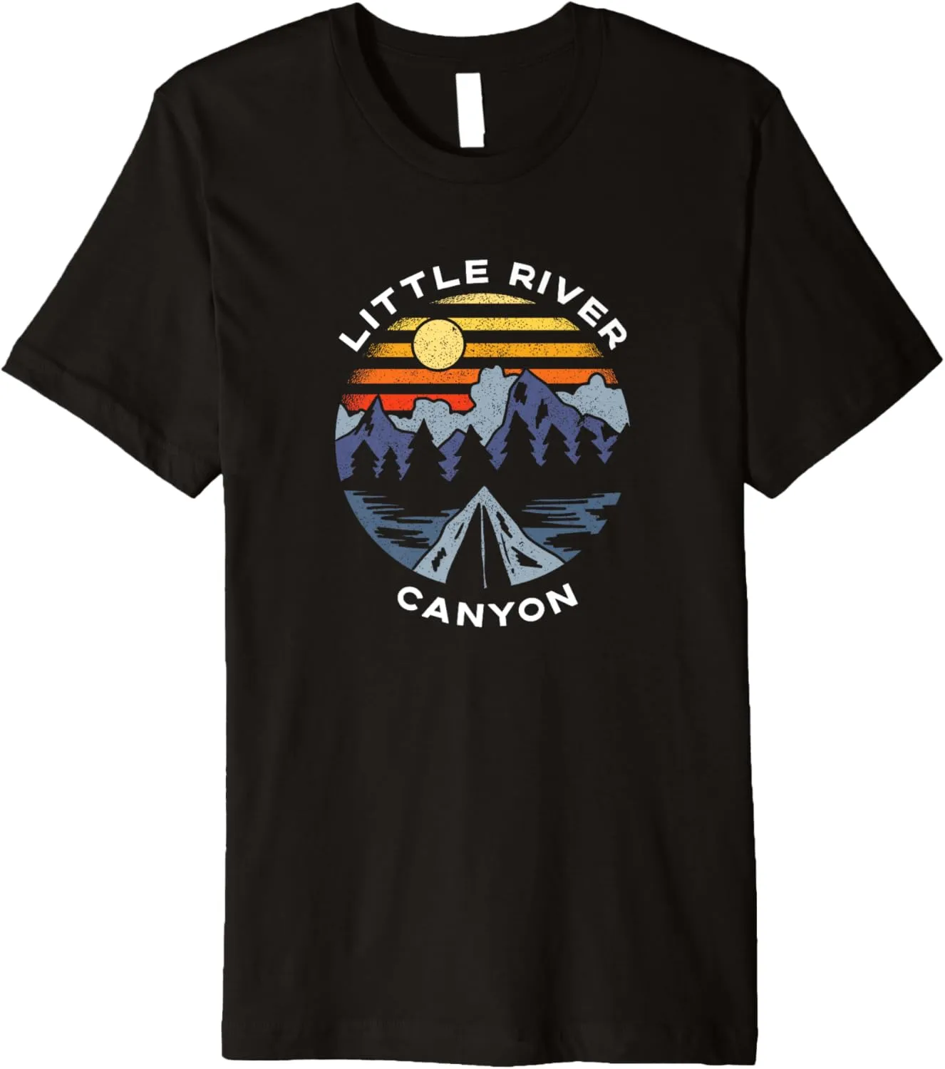 Little River Canyon Alabama Mountains Vacation Souvenir Premium T-Shirt