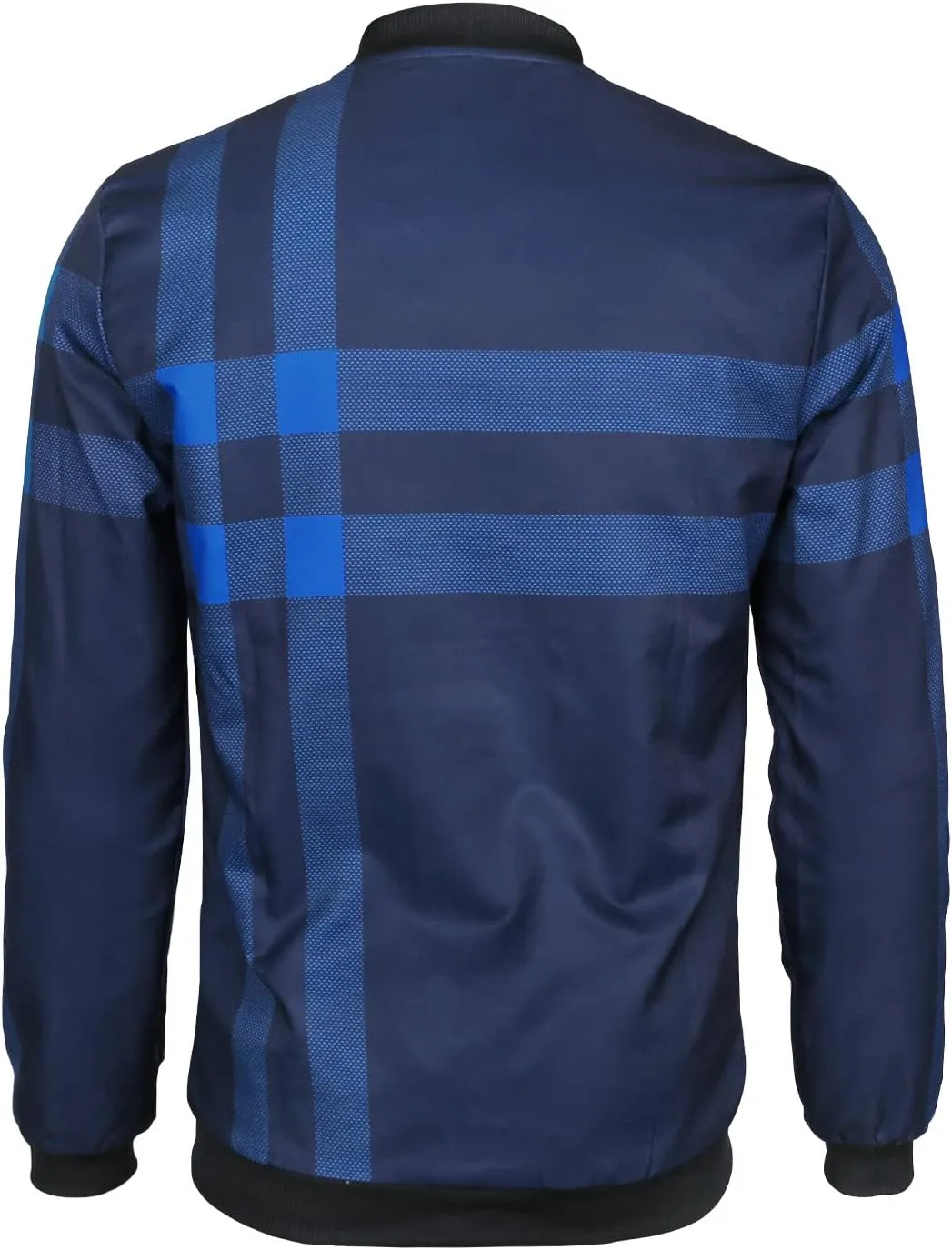 LOGEEYAR Men's Bomber Jacket Casual Lightweight Jacket Color Block Windbreaker Coat with Pocket