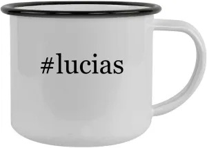 #lucias - 12oz Hashtag Camping Mug Stainless Steel, Black