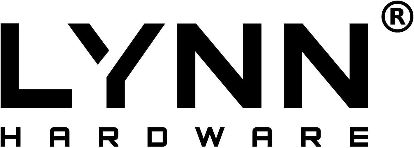 LYNN HARDWARE Commercial Door Lever Lock - Heavy-Duty Locking Door Handle, Designer Door Handles, Cylindrical Lever Lock, Non-Handed Grade 2 Door Handle, Satin Chrome, Classroom Function