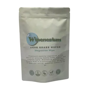 Magnesium Oil Wipes – Topical Transdermal Wipes for Muscle Cramps, Tension Relief & Pre-Sleep Routine – Better Than Magnesium Spray – Mess-Free & Travel-Friendly